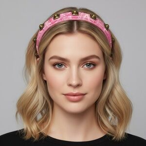 ETRO Pink Studded Headband